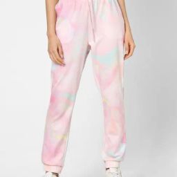 Only Pink Tie-Dye High Rise Joggers-image-28