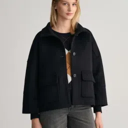 GANT Black Relaxed Fit Jacket-image-18