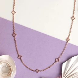 Clara 92.5 Sterling Silver Flower Necklace for Women-image-44