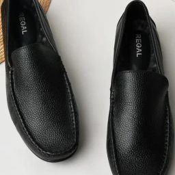 Regal Men's Black Casual Loafers-image-73