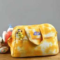 MiArcus Yellow Printed Diaper Bag-24