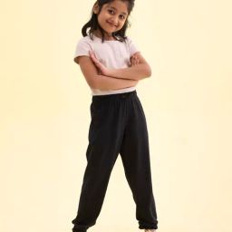 Go Colors! Kids Black Cotton Relaxed Fit Jogger-picture-35