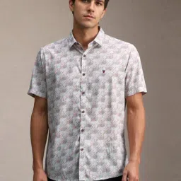 Louis Philippe Multicolour Cotton Slim Fit Printed Shirt-picture-25