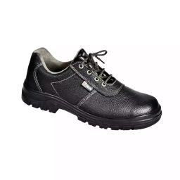 Coogar Steel Toe Safety Shoes Low Ankle Single Density Size UK 11 Black Model Iron-image-13