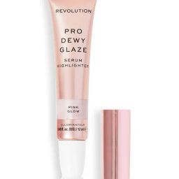 Makeup Revolution Pro Dewy Glaze Serum Highlighter Pink Glow - 12 ml-picture-25