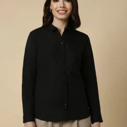 Allen Solly Black Regular Fit Shirt-image-71