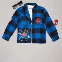 Pantaloons Junior Boys Set Sail Cotton Checks Full Sleeves Coats & Jackets-image-37