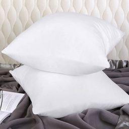 LUXEHOME INTERNATIONAL 2-Pcs White Square Lightweight Cushion-image-11