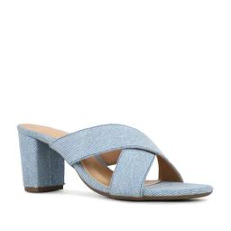 Inc.5 Women's Blue Cross Strap Sandals-picture-21