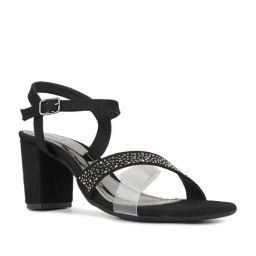 Inc.5 Women's Black Ankle Strap Sandals-picture-0