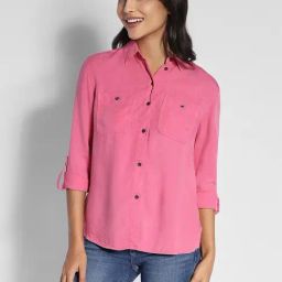American Eagle Outfitters Pink Regular Fit Shirt-picture-47