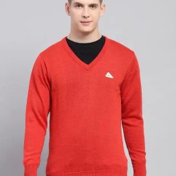 Monte Carlo Red Regular Fit Pullover-4