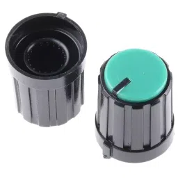 RS PRO 13.3 mm Black Potentiometer Knob for 6 mm Shaft Splined, 4675945-image-71