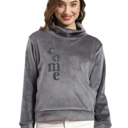Monte Carlo Grey Graphic Print Sweatshirt-image-33
