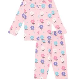 Bodycare Girls Pink Baby Regular Fit Night Suit-image-85