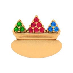 P.C. Chandra Jewellers 18k Yellow Gold Entrancing Colourful Pendant-picture-17