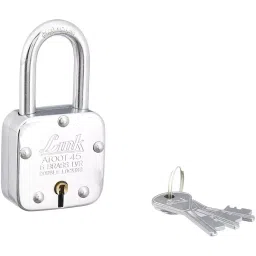 Link Atoot 45 mm Stainless Steel Padlock with 3 Keys-0