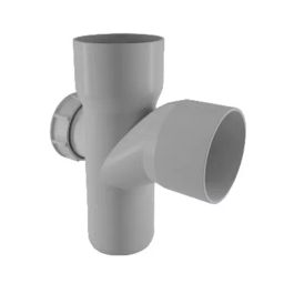 Finolex 4 inch SWR Selfit Swept Tee with Door, 7662-4