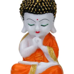 Aura Orange Buddha Idol Showpiece-picture-51