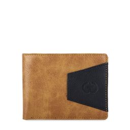 Greywood Men Brown Colourblocked Leather Two Fold Wallet-image-84