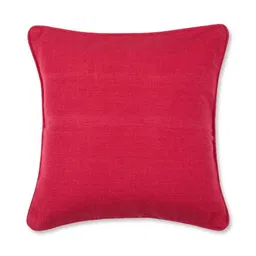 Fabindia Standalone Red Square Cotton Cushion Cover-image-41