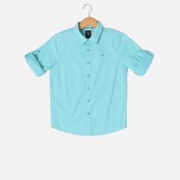 Allen Solly Junior Blue Printed Full Sleeves Shirt-picture-33