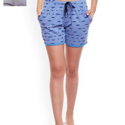 VIMAL JONNEY Women Pack Of 2 Lounge Shorts F7_MLNG_KF_SKY_02-image-25