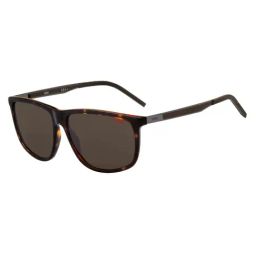 Hugo Brown Rectangular UV Protected Sunglasses for Men-0