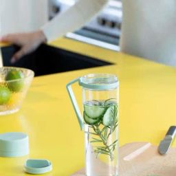 Brabantia Green Plastic Make & Take Water Bottle With Strainer (0.5 L)-38