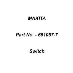 Makita Switch Suitable For MT2401, Part No 651067-7-image-2
