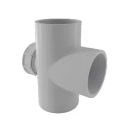 Finolex 4 inch SWR Selfit Tee Double Socket with Door, 7650-1