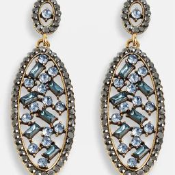 Sohi Gold Plated Party Designer Stone Drop Earrings-21