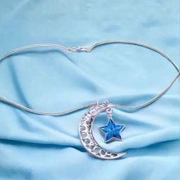 Rihi by P.C. Chandra Jewellers Sterling Silver Shining Star Chain Pendant For Women-image-40