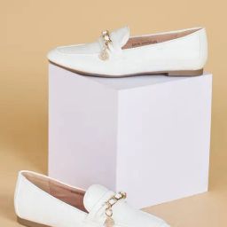Forever Glam by Pantaloons Women's White Casual Loafers-picture-44