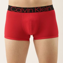 Calvin Klein Underwear Men Red Solid Trunks NB2682XU9-picture-27