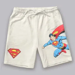 Kidsville White & Red Printed Shorts-image-1