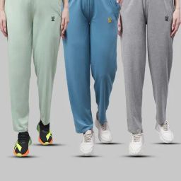 Vimal Jonney Multicolor Cotton Track Pants - Pack of 3-image-83