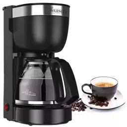 Warmex CM-09 800 Watts 12 Cup Coffee Maker With Glass Carafe of 1.25 Liter, Black-image-15