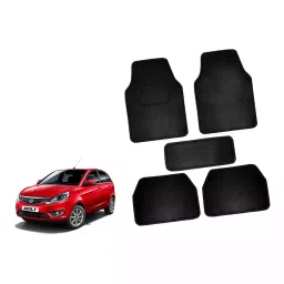 Auto Pearl CMBK28 Polyester Standard Mat for Tata Vitara Brezza (Black)-5