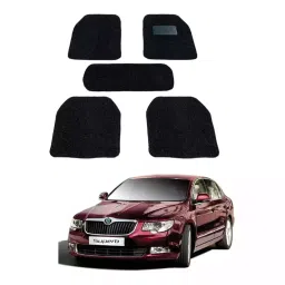 Auto Pearl DB7M257 PVC and Plastic Standard Mat for Skoda Superb 2005-2015 (Black)-19