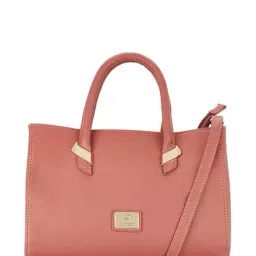 Caprese Joe Pink Solid Handbag-picture-13