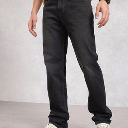 Nautica Men Relaxed Fit Light Fade Stretchable Jeans-image-79