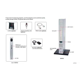 Insize Basic Type Air Gage Display with Data Output 10 to 100 µm Range, 9416-2 image 2