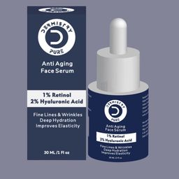 DERMISTRY 1% Retinol 2% Hyaluronic Acid Anti Aging Face Serum- 30 ml-21