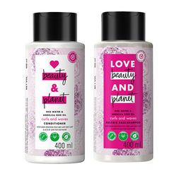 Love Beauty & Planet Curls & Waves Shampoo & Conditioner with Rice Water - 400ml each-52