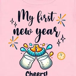 Arvesa My First New Year Printed Bodysuit image 2