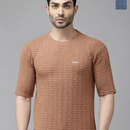 TICOSS Men Self Design Drop-Shoulder Sleeves Pack of 2 T-shirt-picture-7