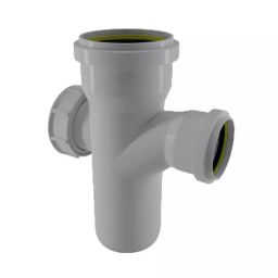 Finolex 4x2½ inch SWR Ringfit Reducing Swept Tee with Door, 7561-image-17