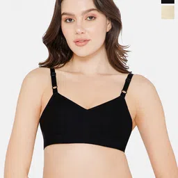 NAIDU HALL Pack of 2 Full Coverage Non Padded Cotton Everyday Bras With All Day Comfort-14