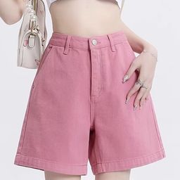 DressBerry Women Regular Fit High-Rise Denim Shorts-image-37